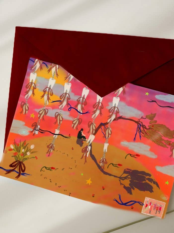 Post Card Set-Tooth for wholesale by Liv Garber Art