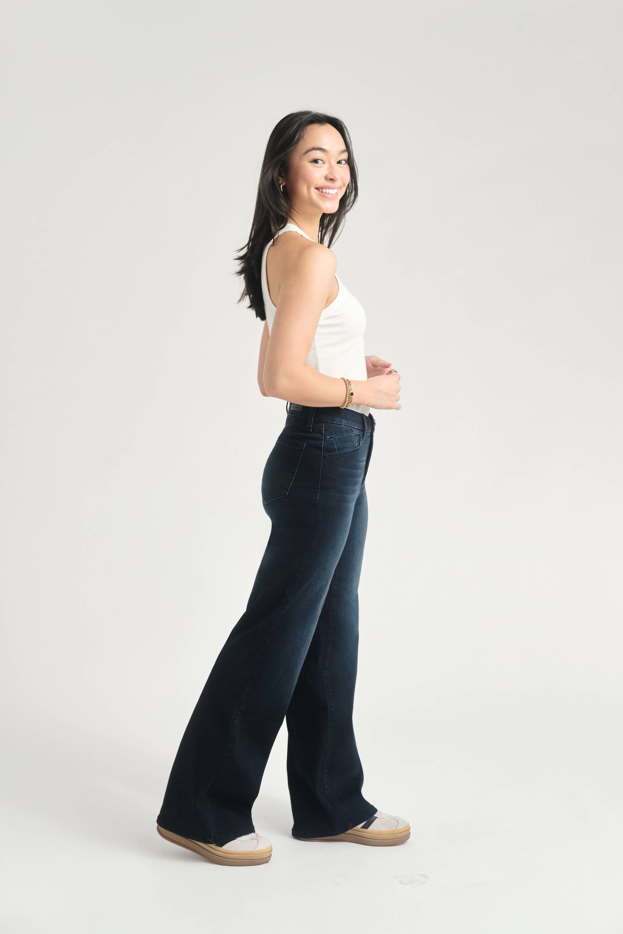 1822 Denim - Wholesale Jeans - Women's - 32" Better Butter Wide Leg Jean in Yanique1
