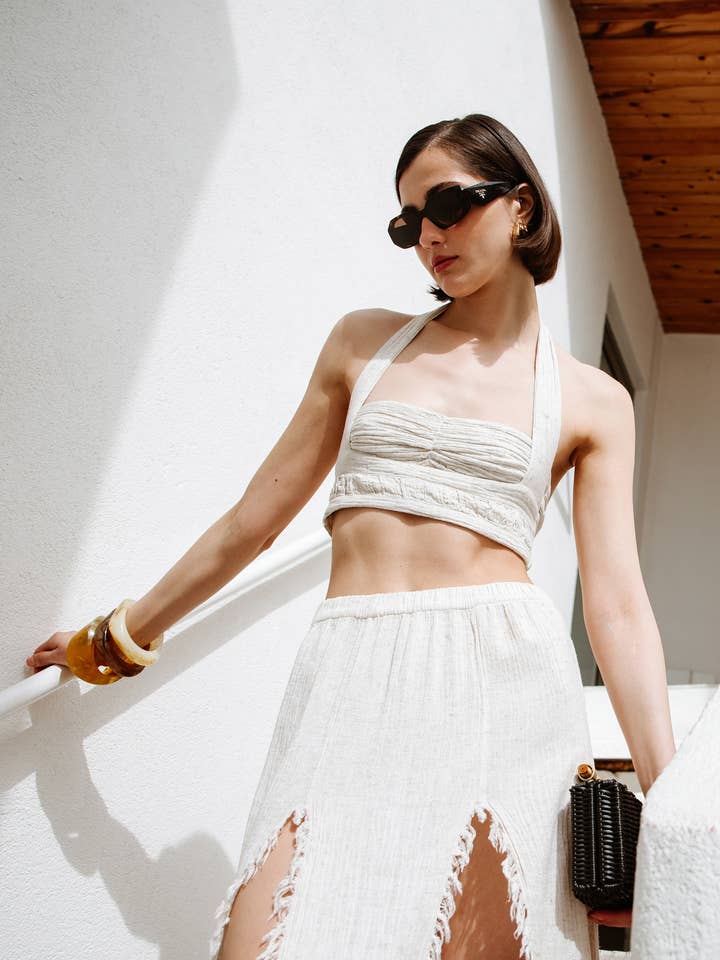 Turkish Hemp Cotton Bralette for wholesale by IKIKIZ ONLINE