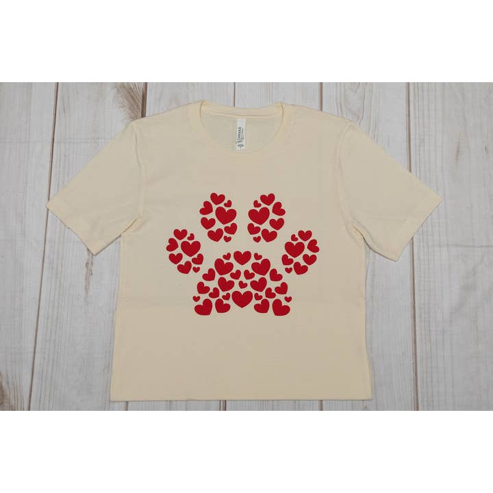 T-shirt Patinhas Coração por atacado de Rescue Dogs Rock T-shirts