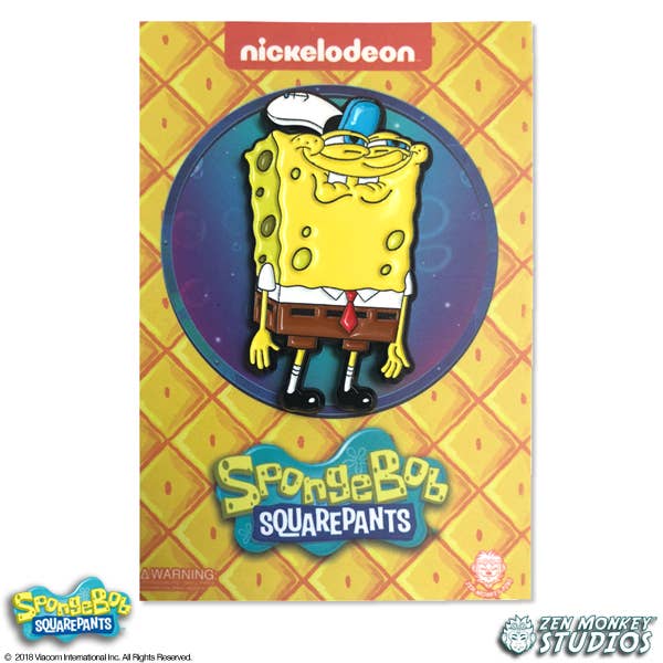 Zen Monkey Studios - Wholesale Lapel Pin/Button - You Like Krabby Patties, Don't Ya? - SpongeBob Squarepants Enamel Pin1