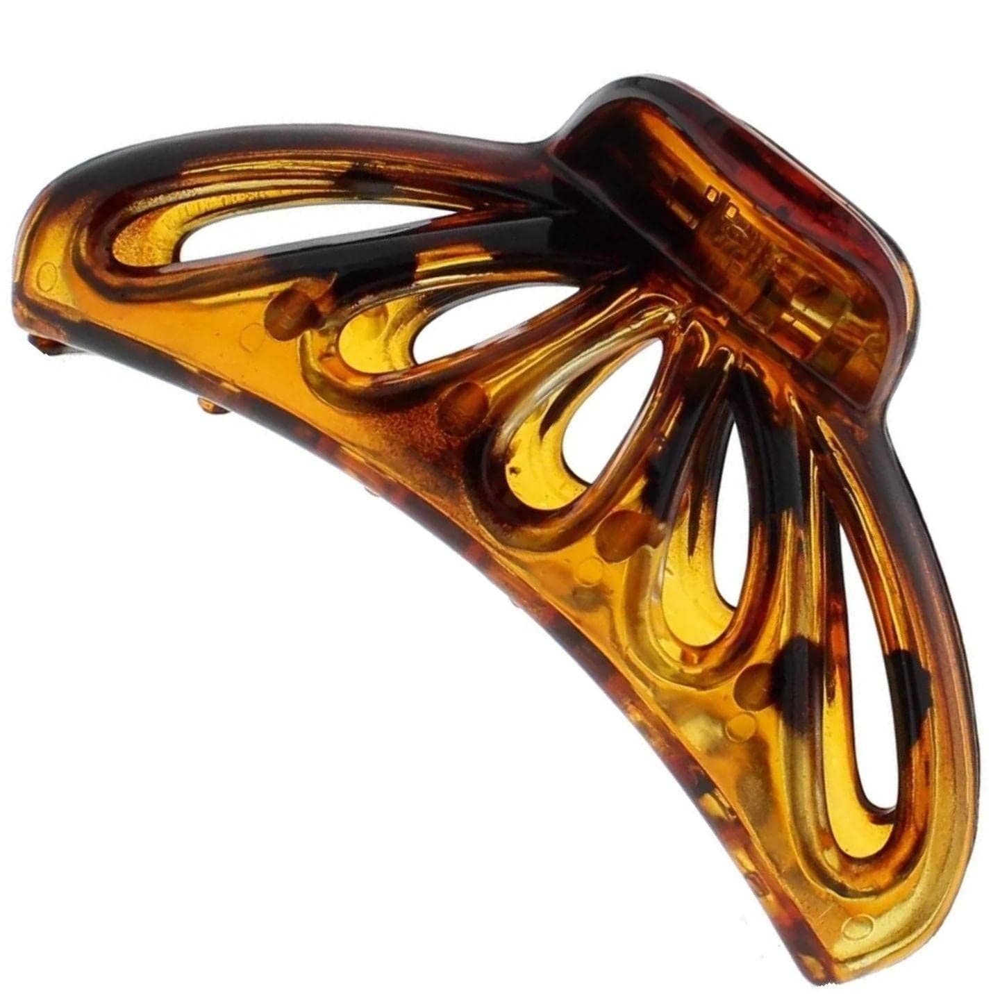 Topkids Accessories – wholesale Hair clip – Women’s – 9cm Black or Brown Tort Hair Claw Clip, Detailed Hair Claw for Women & Girls, Thick Hair Claw, Hair Clips Women Claw Clips, Medium Clamps & Claws for Thick Hair18