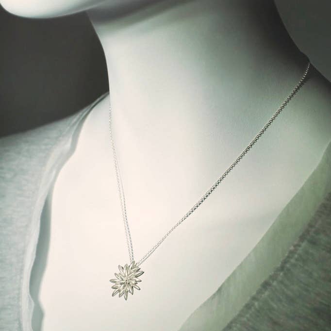 Seed Flower Necklace for wholesale by Michelle Chang