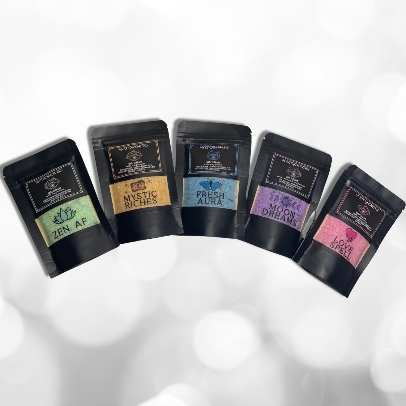 Mystic Showers - Vendita all'ingrosso Sali da bagno - Bagno Terapeutico Rituale per Amore, Relax, Denaro, Aura, Sonno4