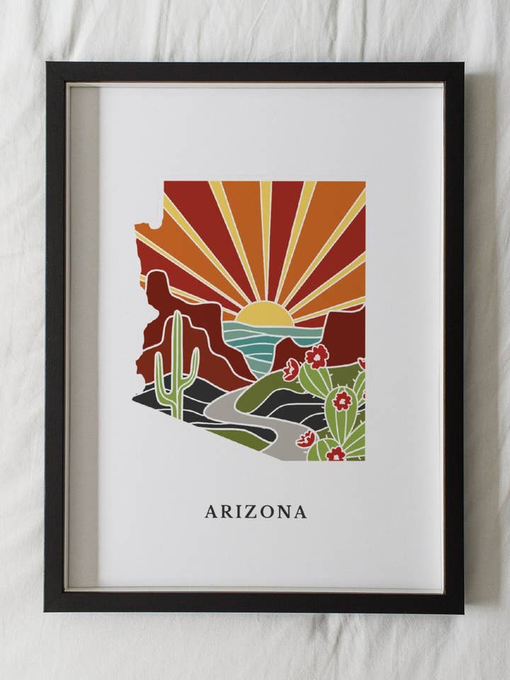 Arizona kunstprint | 4 maten voor wholesale door Summer Stokes