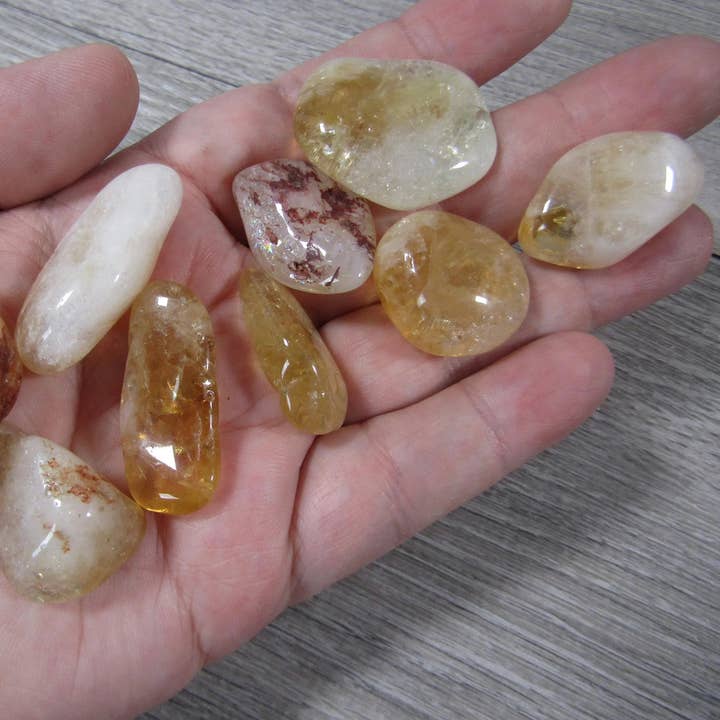 Keystone Crystals - Wholesale Spiritual Stone/Crystal - Citrine Tumbled Stones Wholesale – Sold by the Pound3