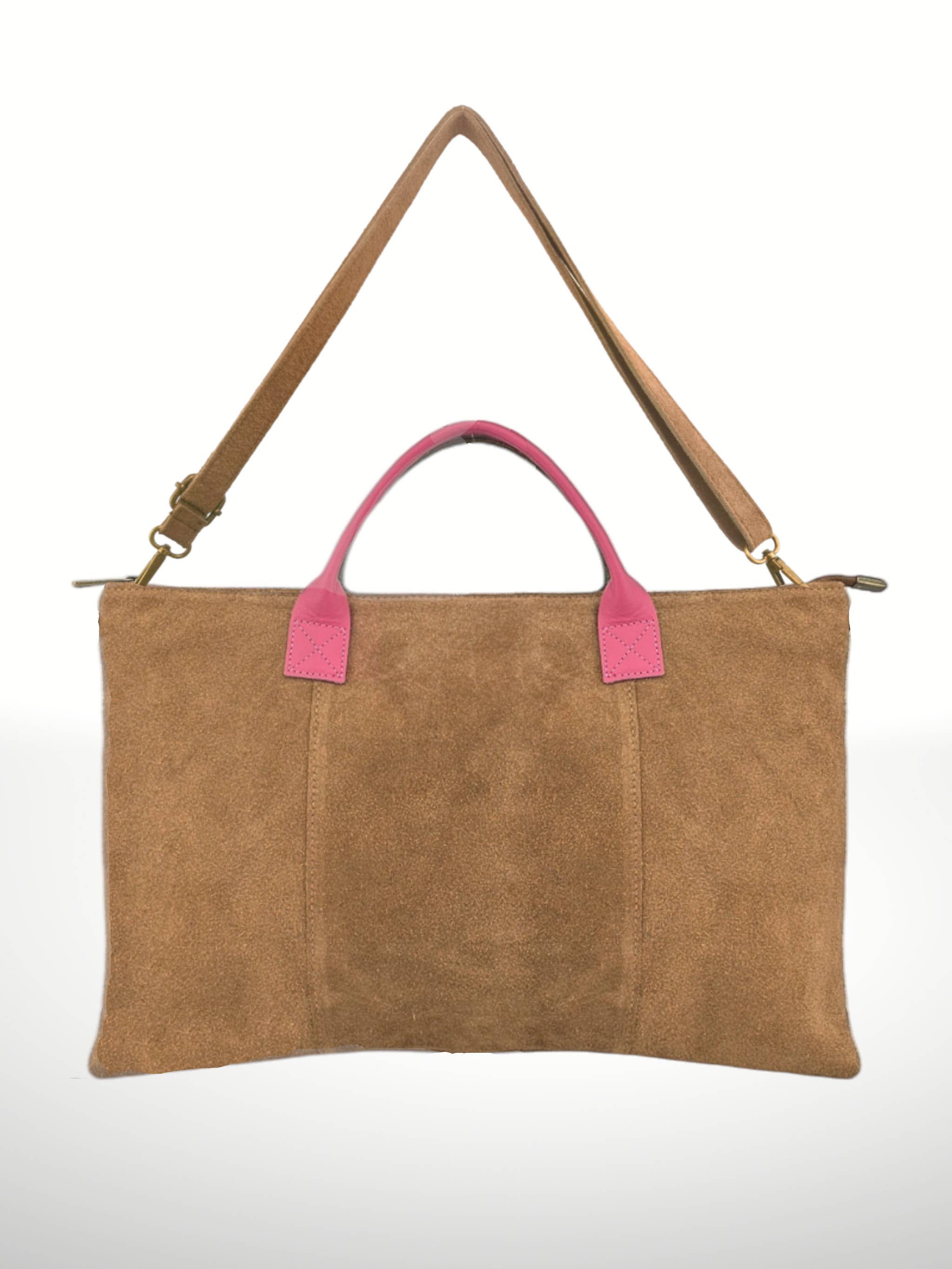 ITALIAN'S LEATHER - Wholesale Tote Bag - Women's - Suede Leather Bags Milano 22081119