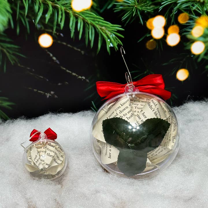 Literary Blooms - Wholesale Ornament - Alice in Wonderland Book Rose Ornament – 2 Sizes Available7