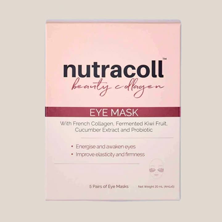 Nutracoll Eye Mask with Collagen, Probiotics & Fermented Kiwi Fruit - 5 Pack for wholesale by Gelpro Australia