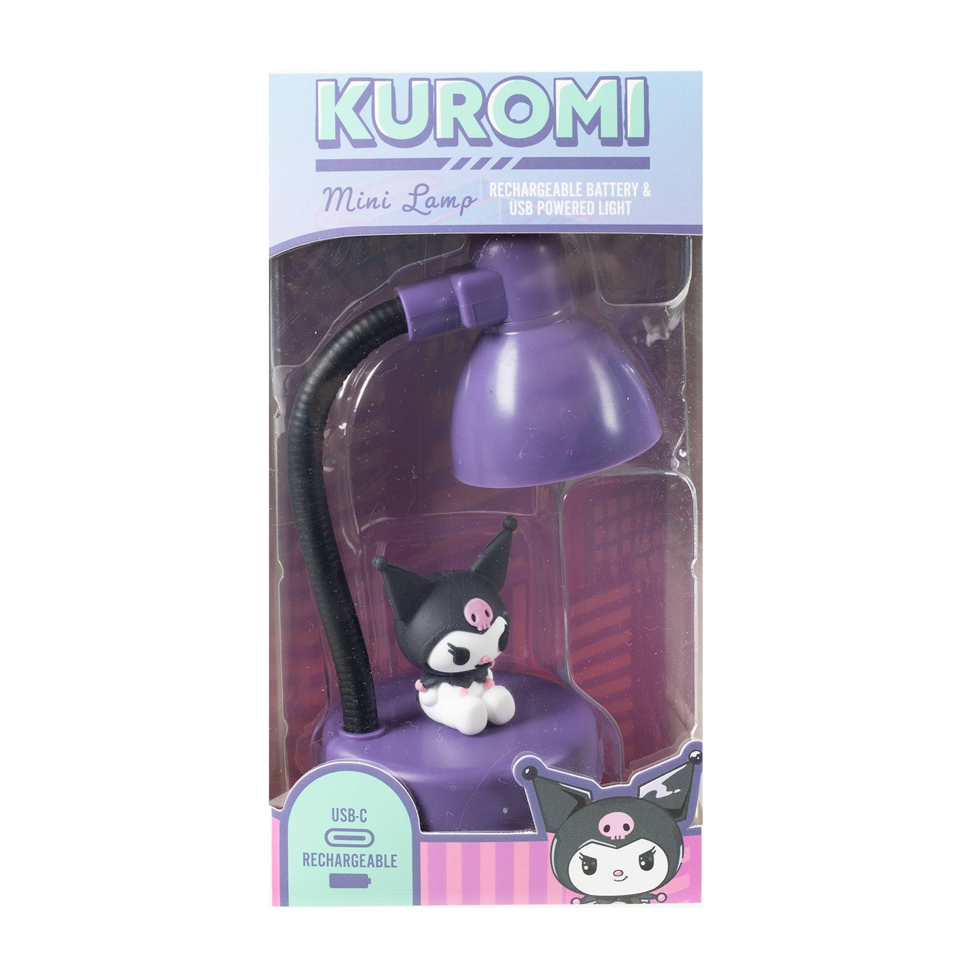 Mad Monkey GmbH - Vendita all'ingrosso Lampada da scrivania/d'accento - Sanrio Kuromi - Mini Lampada USB4