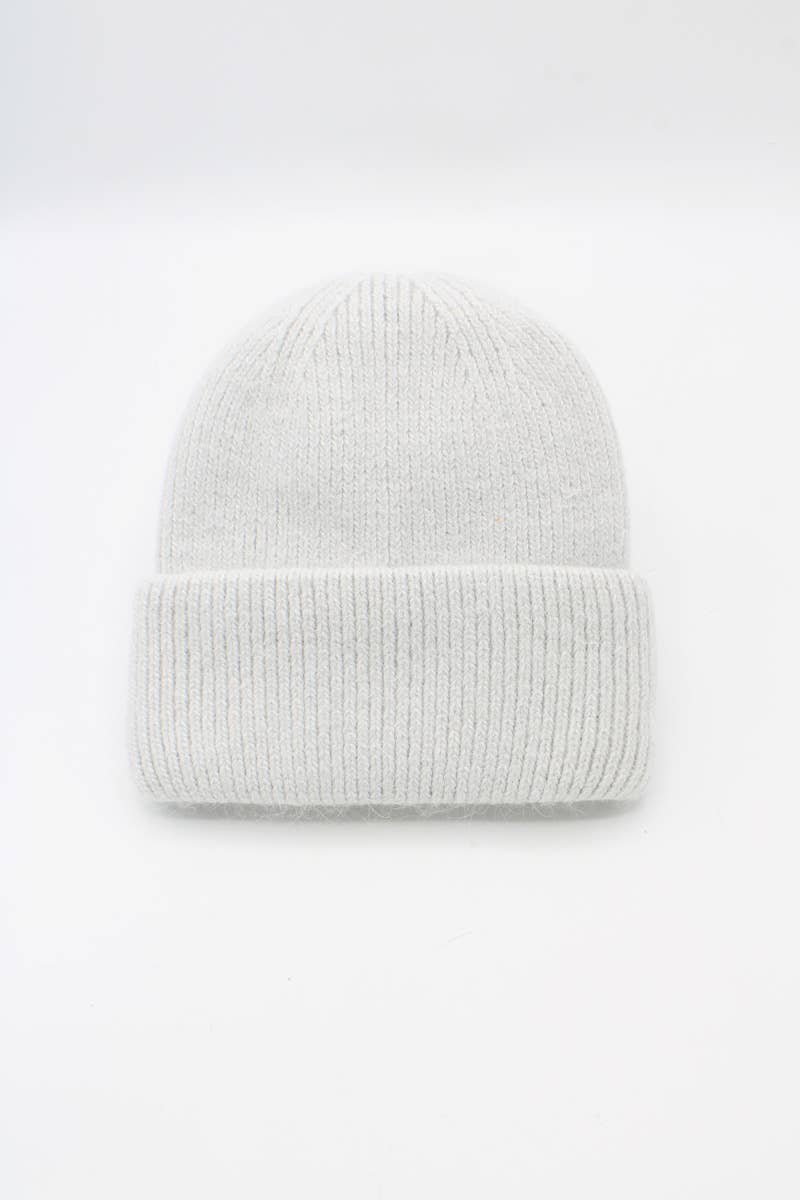 Hologramme Paris - Wholesale Beanie - Men's - Classic plain Angora hat19