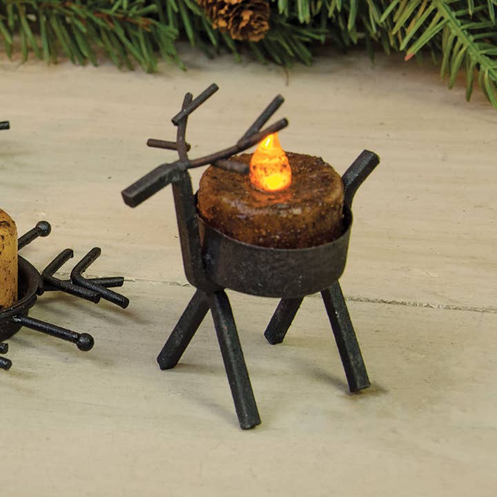 The Hearthside Collection - Wholesale Candle Holder - Reindeer Tealight Holder - Small1