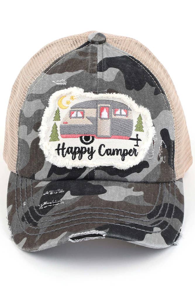 Hana – wholesale Hästsvanskeps - Dam – C.C HAPPY CAMPER Patch Pony Keps3