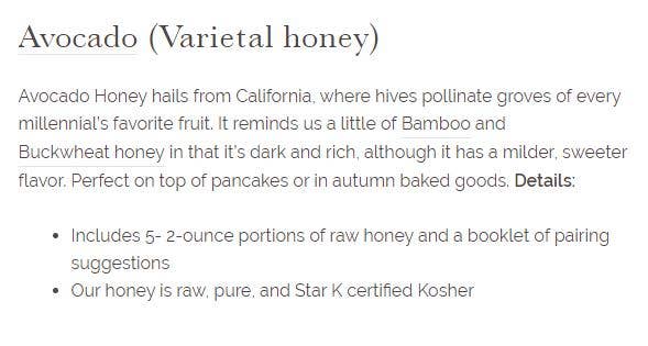 Bee Inspired - Wholesale Honey - Honey Tasting Tower | 5 Jars of 3oz Raw Honey Varietals Gift9