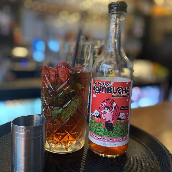 So Good Kombucha – wholesale Kombucha – So Good Kombucha- Strawberry & Basil BBE August 20254