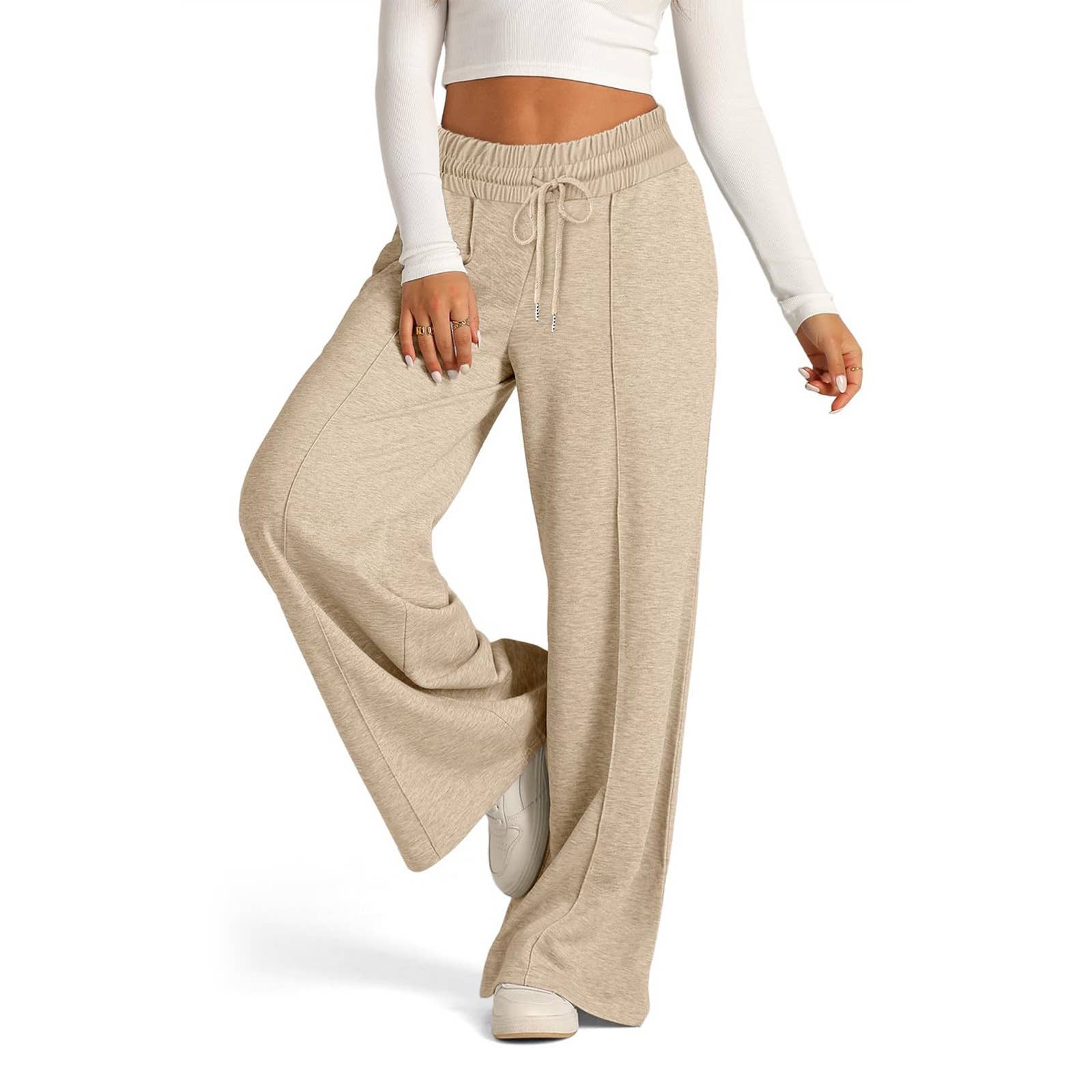 Lily Clothing - Wholesale Pants - Women's - TETHERED SOLID COLOR WAIST FASHION WIDE LEG PANTS14