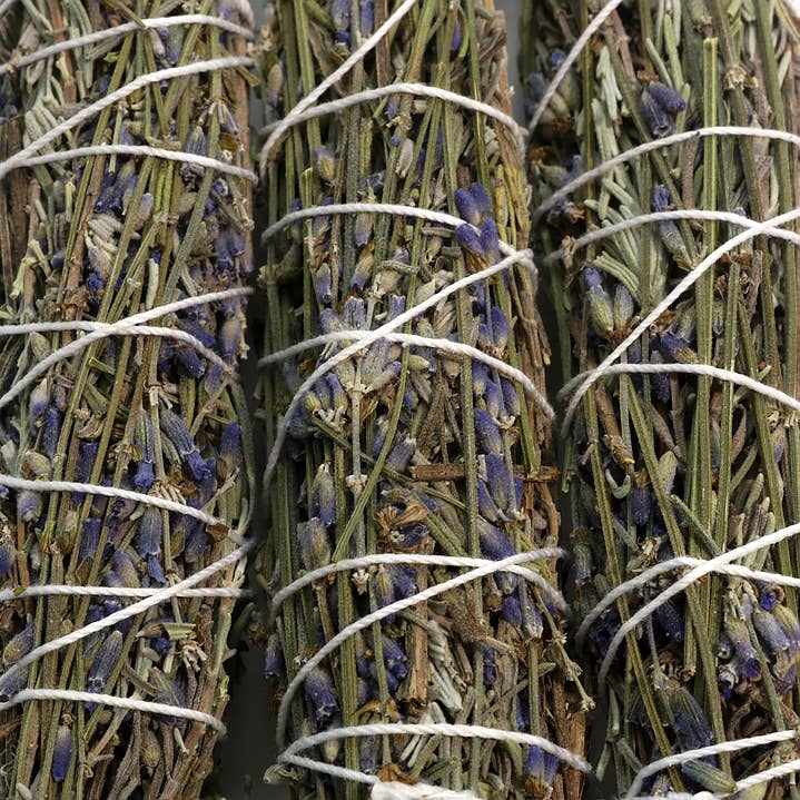 Peace Streaks - Wholesale Smudge Stick - Lavender 6" Smudge & Cleanse Stick - 3 Pack1