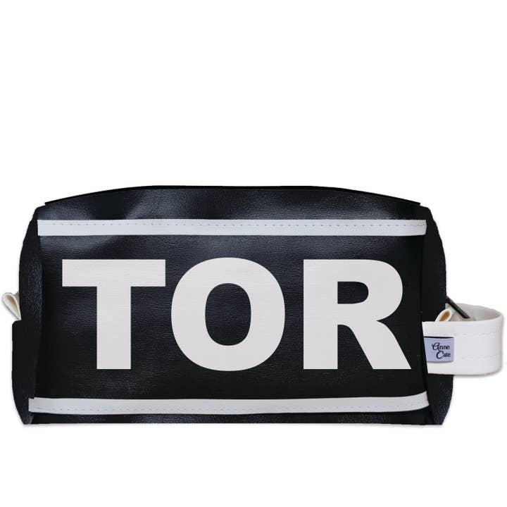 Anne Cate - Wholesale Toiletry Bag - Women's - TOR (Toronto) City Abbreviation Travel Dopp Kit Toiletry Bag