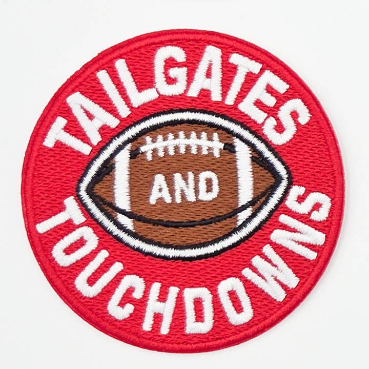 Trendy Transfers - Wholesale Patch - Tailgates And Touchdowns Embroidered HAT/POCKET Patch