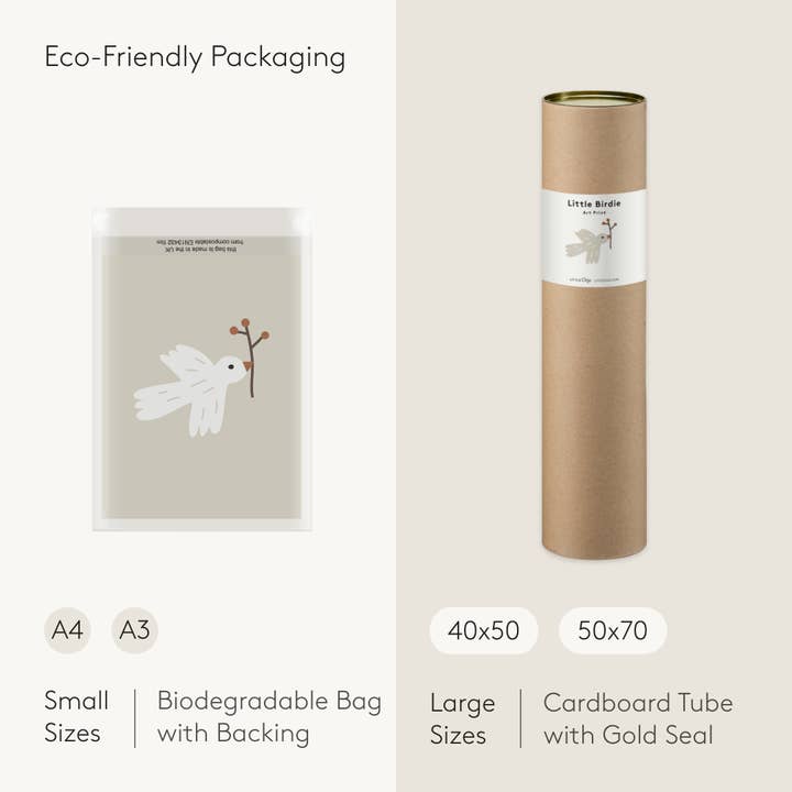 Beige Eco-Friendly Poster: Flying Kite for wholesale on Faire3