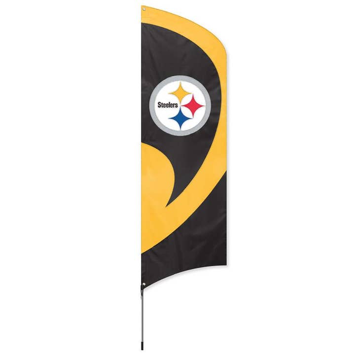 Party Animal, Inc. - Wholesale Flag - Pittsburgh Steelers Tall Team Flag Kit