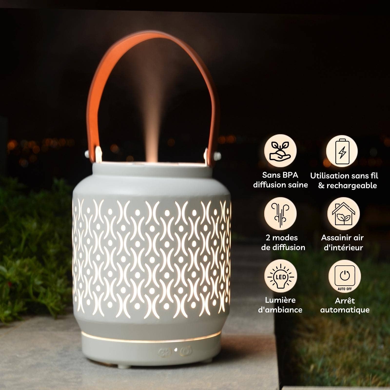Zen'Arôme - Wholesale Electronic Diffuser - Essential Oil Diffuser with Built-in Battery Madrid1