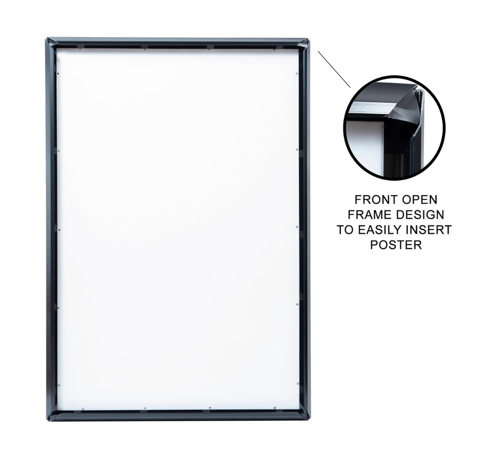 Glowbox LLC - Wholesale Picture Frame - 4-PACK Glowbox "World Famous" LED Light Box Poster Frames - Made in the USA6