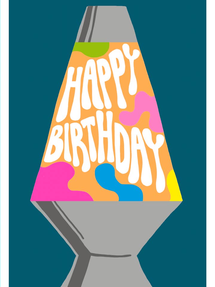 LAVA-LAMPE GEBURTSTAG für den Großhandel von Paper Salad