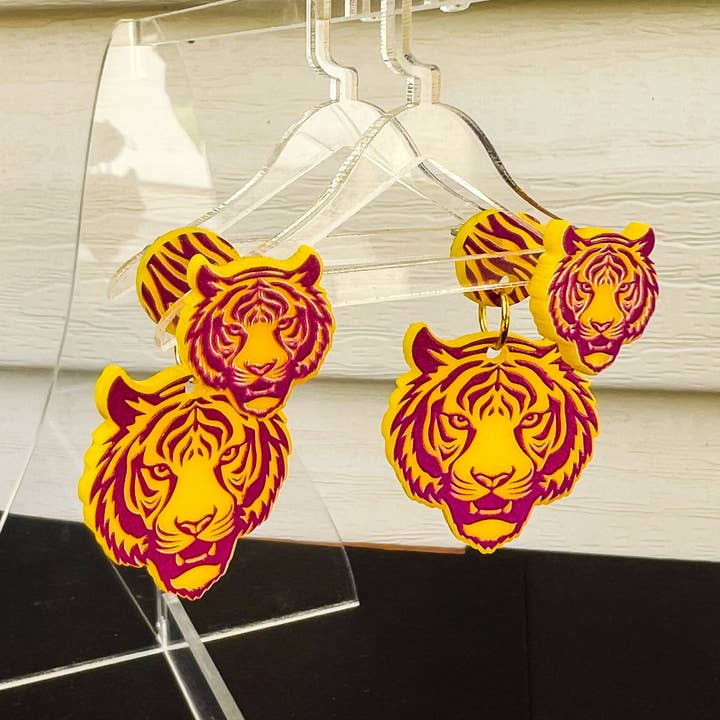 Aaron Grey Co - Wholesale Dangle Earrings - Tiger Dangle and Studs2