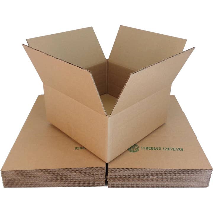 Square Deal Recordings & Supplies – wholesale Gift box – Cardboard 12" Record Box - Holds 10 To 40 - 12.5"x12.5"x6"