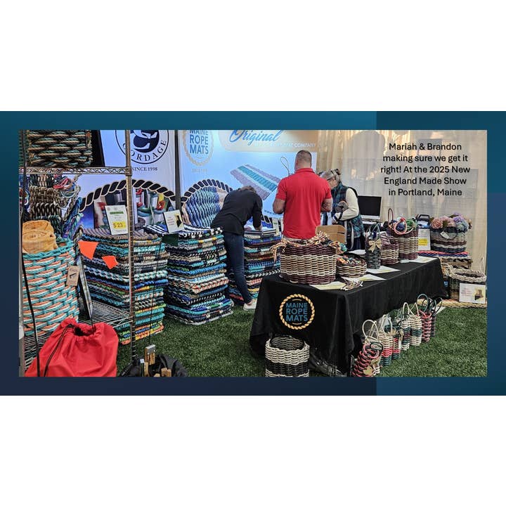 Maine Rope Mats - Wholesale Door Mat - 812 The "Original" Handcrafted Woven Maine Lobster Rope Door Mat5