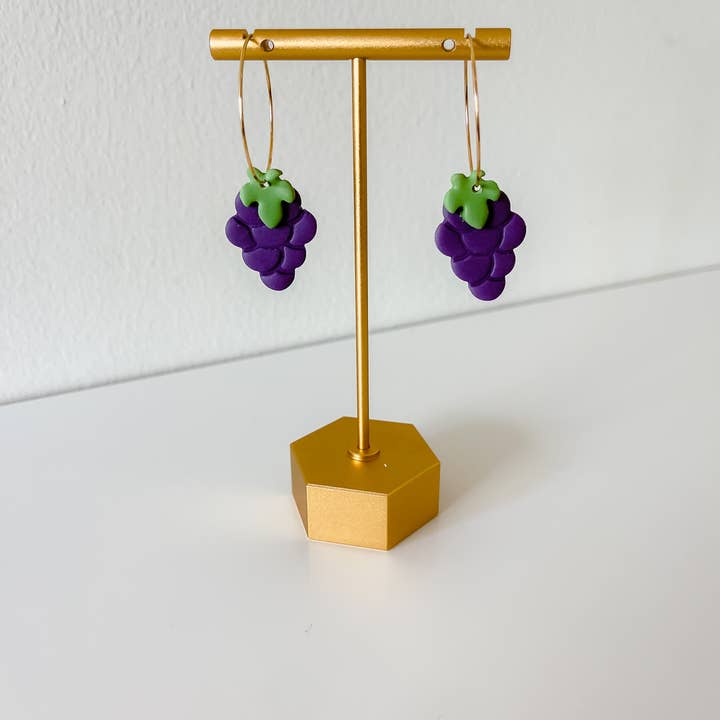 Clay Lab Creations - Wholesale Hoop Earrings - Fruit Hoop Earrings6