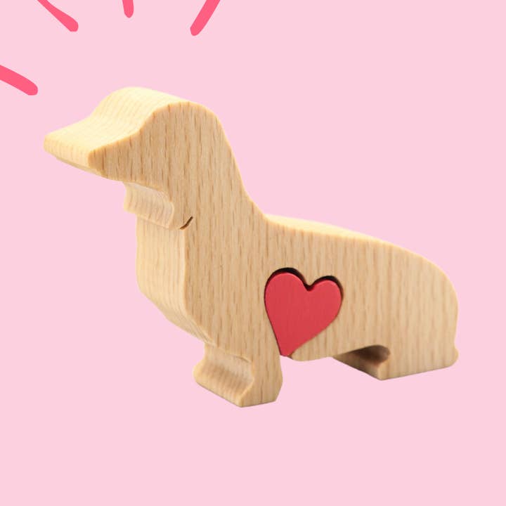 Wood Metamorphosis - Wholesale Decorative Figurine - Wooden Dog Decorative Figurine Starter Pack - LARGE0