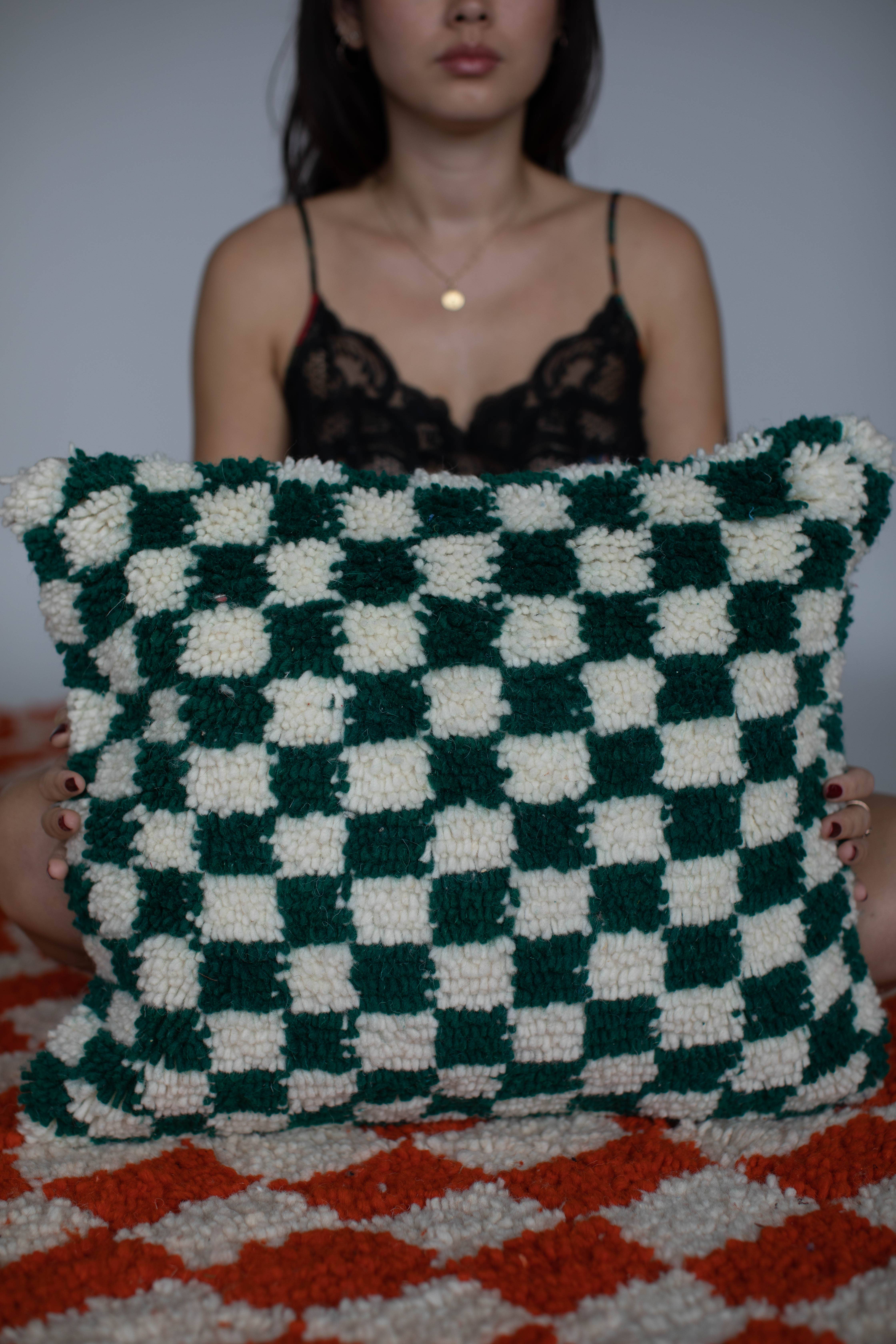 Voyage - Wholesale Throw pillow cover - Checkered Moroccan Pillow Covers7