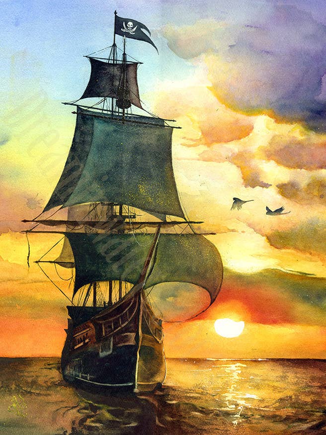 Sail Away - Story Collection Print for wholesale by Dream In Watercolor