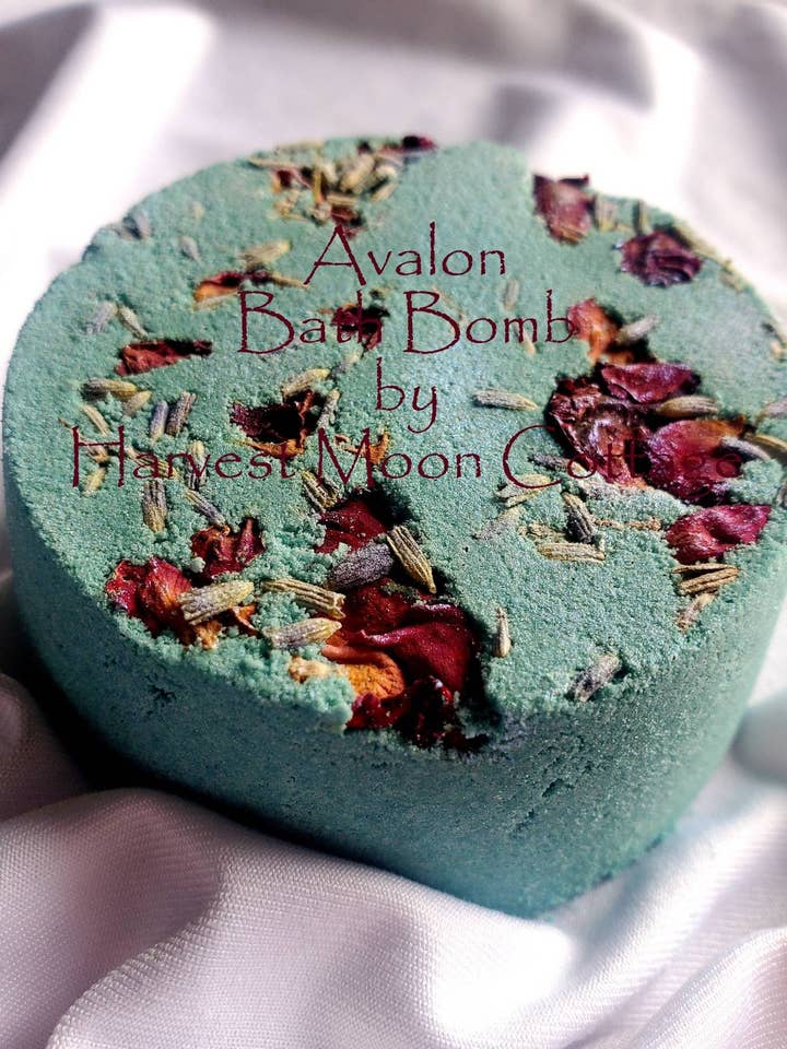 Avalon Bath Bomb for wholesale by Harvest Moon Cottage Bath and Body
