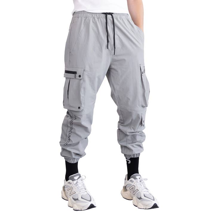 J-Type 004 Grå Cargo Joggers for engroshandel hos Fabric of the Universe