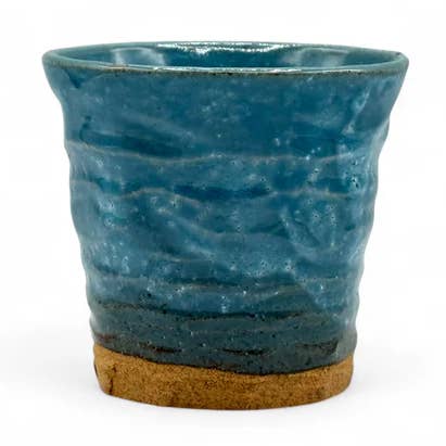 Kohiki Aoko Blue Mino-yaki Yunomi - Japanse theekop voor wholesale door Inoue Tea