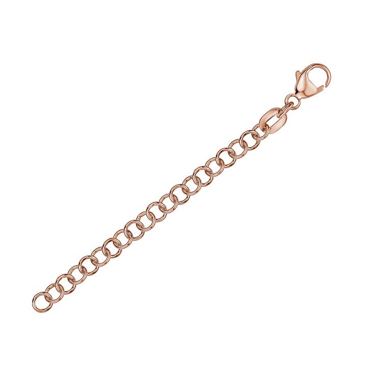 Rallonge de chaîne pour collier Rolo en argent sterling pour la vente par Massete