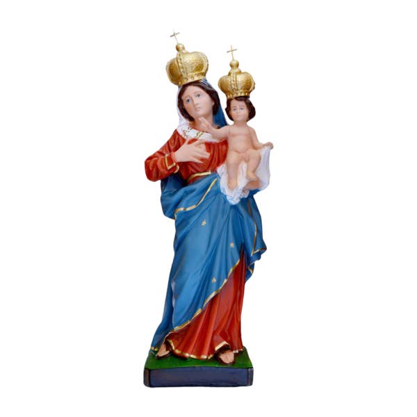 Estatua Virgen de las Gracias 45 cm en resina hecha en Italia para venta al por mayor de ArteSacraCaravaggio