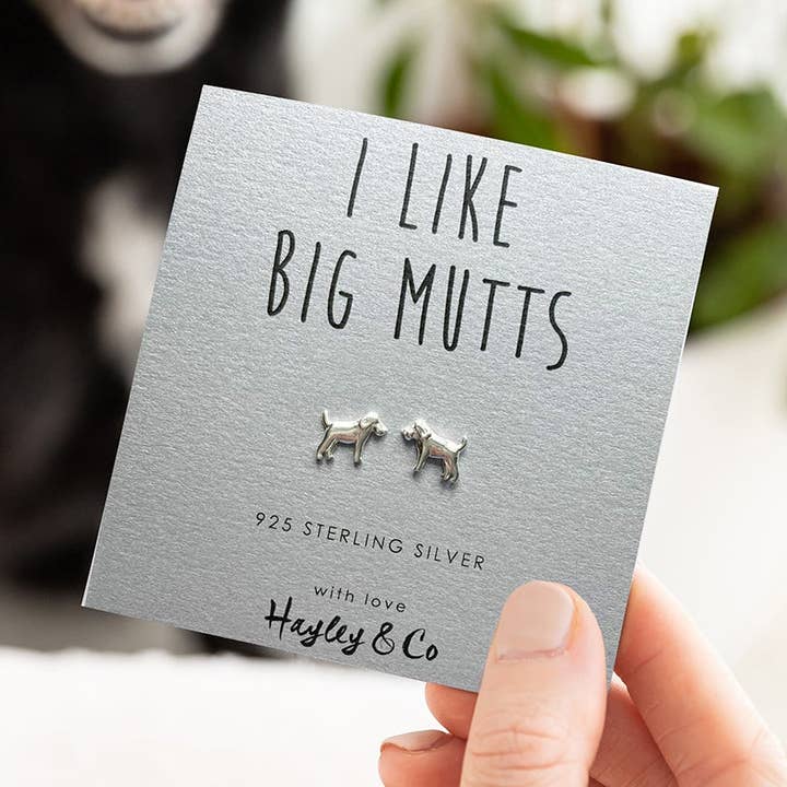 Labrador Sterling Silver Earrings for wholesale by Hayley & Co