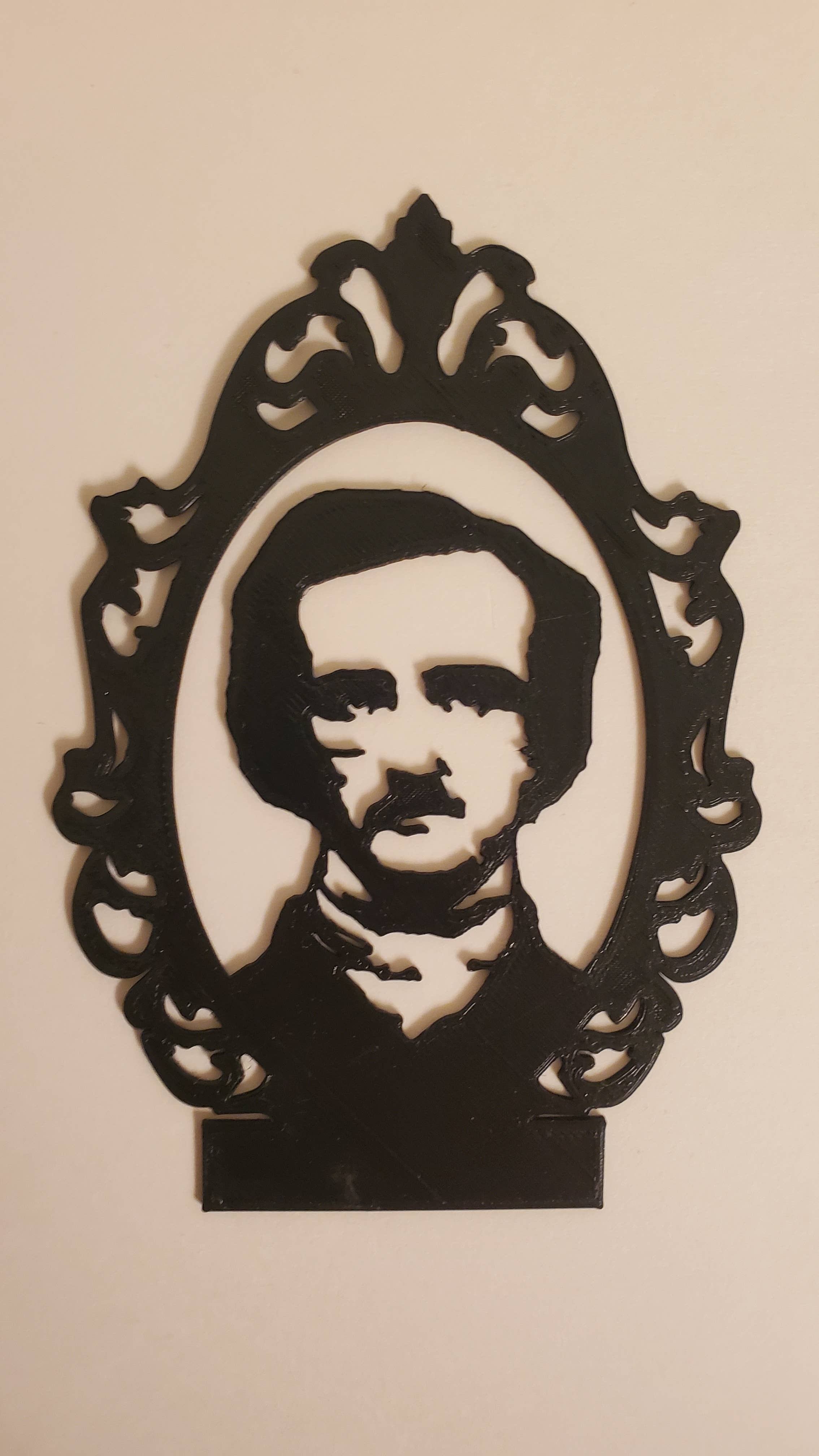 KeaLite - Wholesale Decorative Tabletop Object - KeaLite Edgar Allan Poe Shadow Caster and KeaLite Stand4