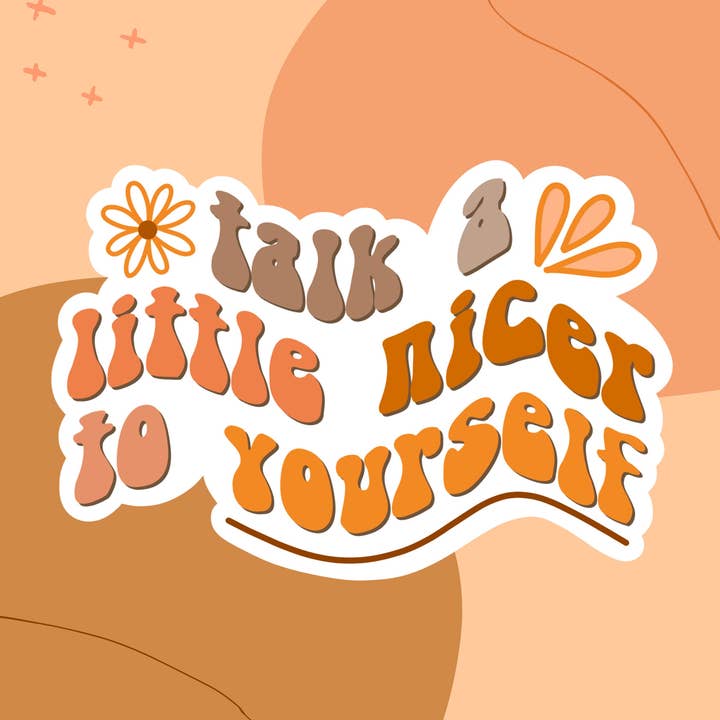 Talk a Little Nicer to Yourself Magnet for wholesale by Shop Katherine Marie
