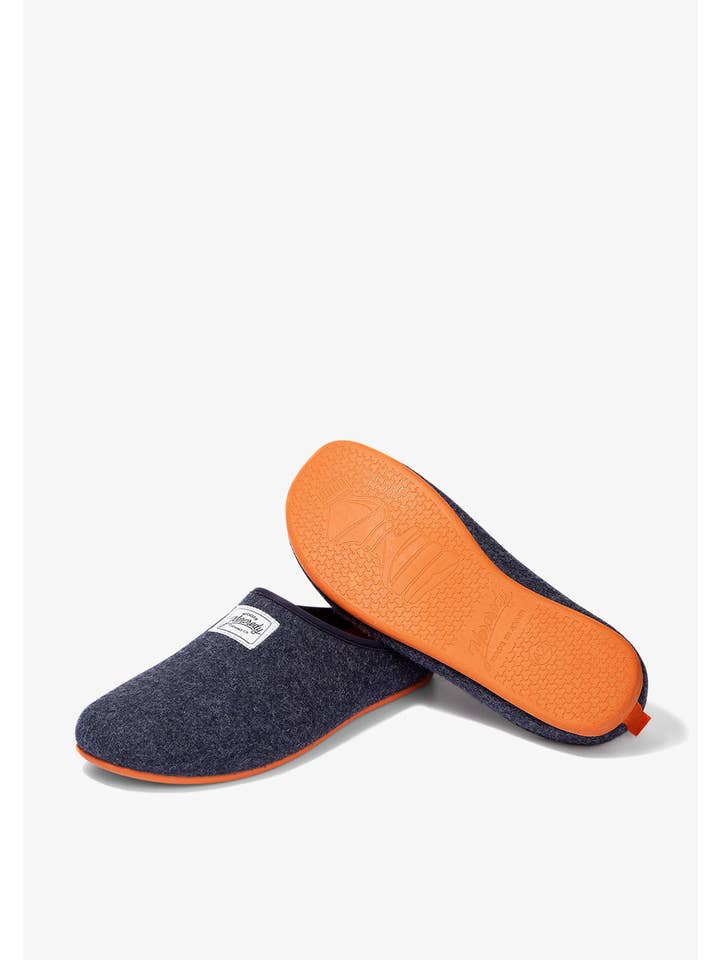 D.Franklin – wholesale Slippers – Women's – Mercredy Slipper Navy/Orange