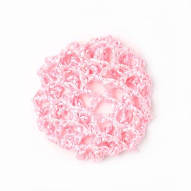 Inca UK - Venta al por mayor Conjunto de accesorios para el pelo - Mujer - Red para bollos rosa brillante de 10 cm3