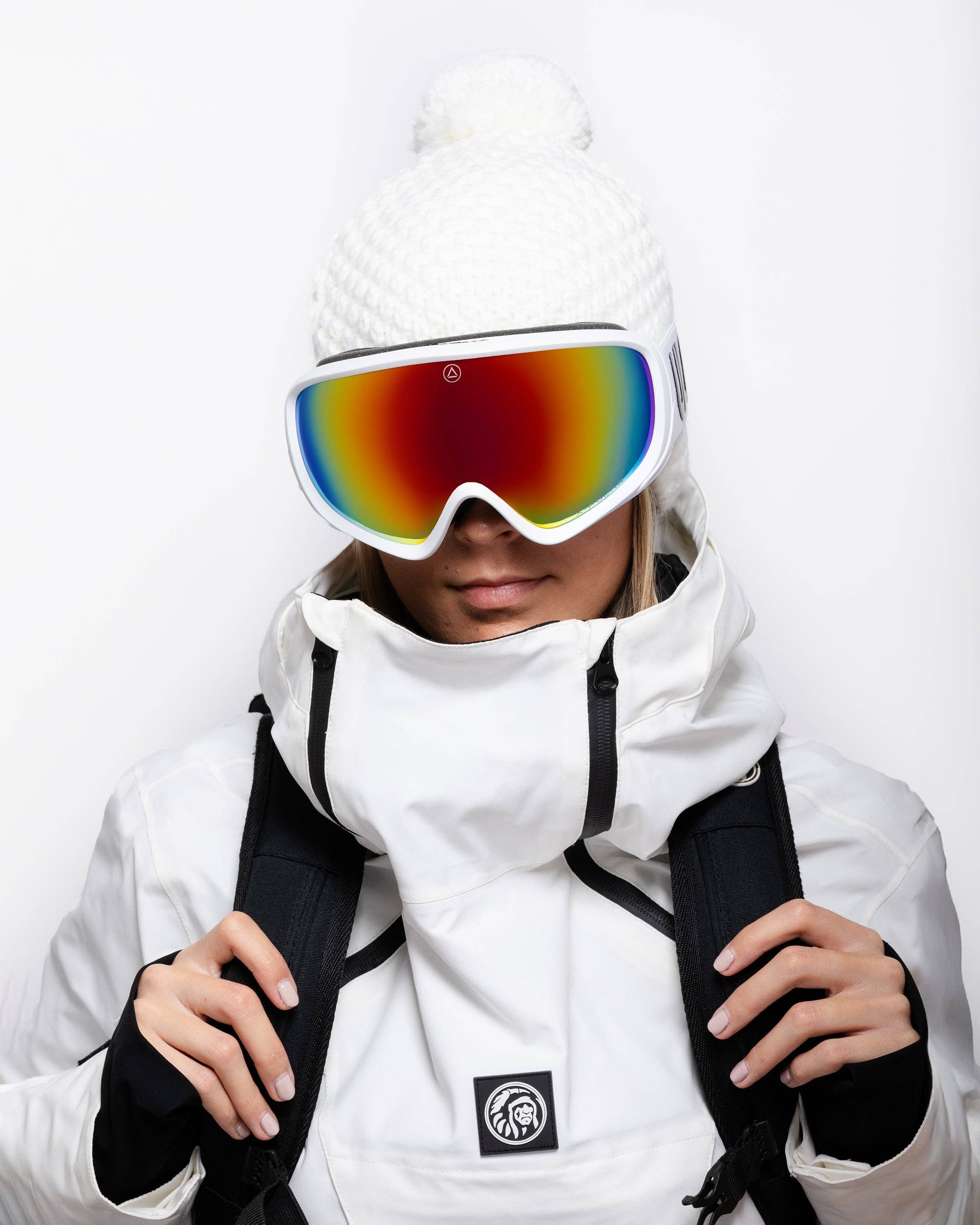 Indicom Brands - Wholesale Sunglasses - Unisex - Parabolic White / Red1