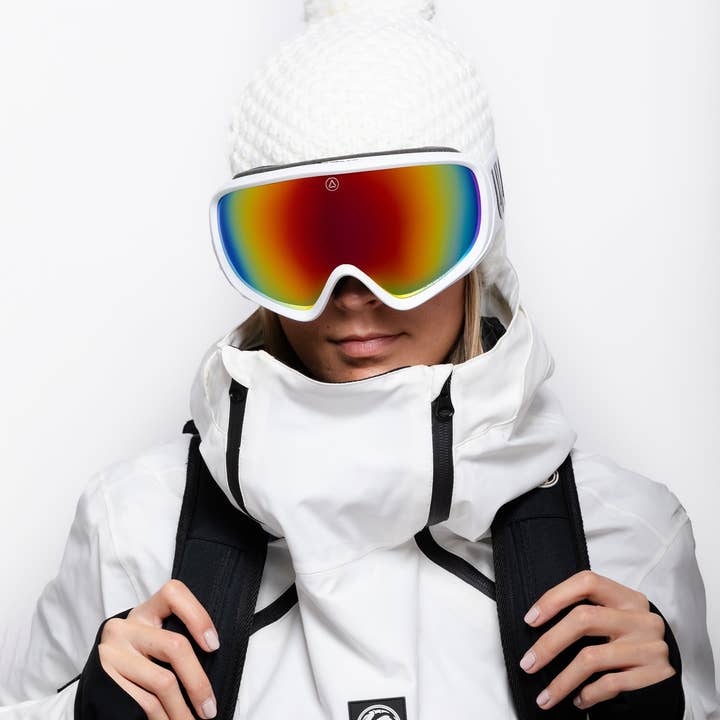 Indicom Brands - Wholesale Sunglasses - Unisex - Parabolic White / Red1