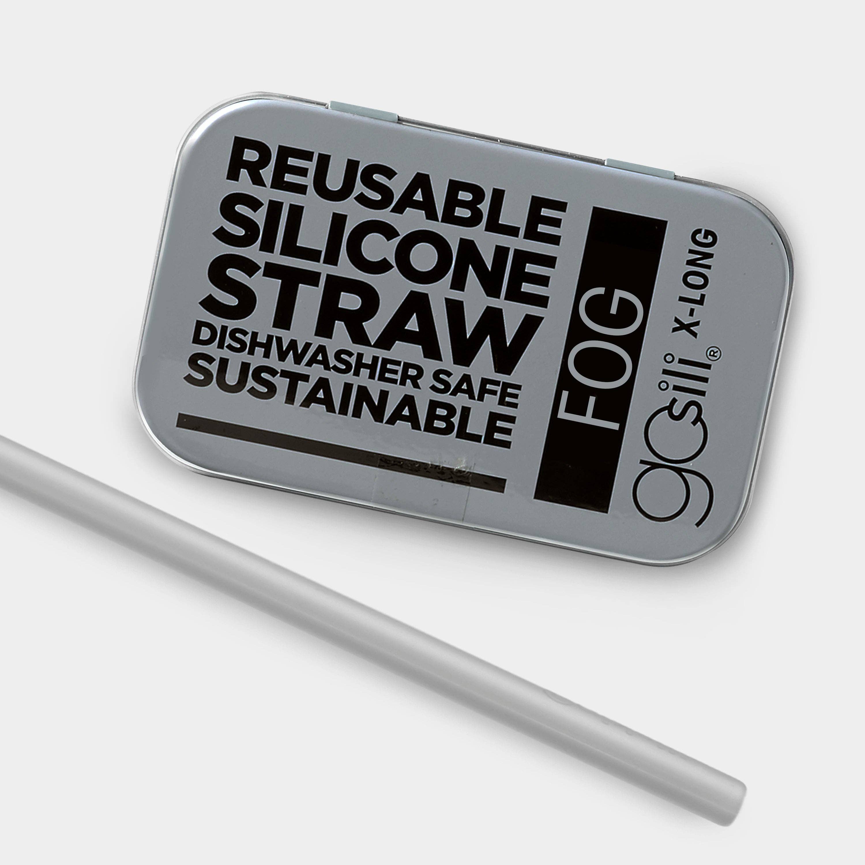 GoSili - Wholesale Drinking Straw - GoSili® 10.75" Silicone Straw, Eco-Friendly Reusable Soft Collapsible Drinking Straw with Travel Case, Extra-Long4