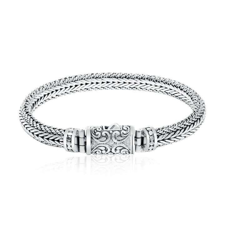 Balinese Artisan 925 Sterling Silver Bracelet for wholesale by Damai Designs