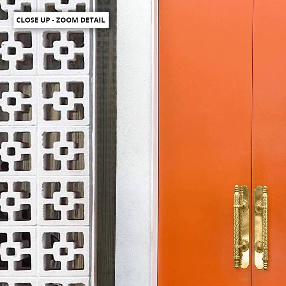 PRINT AND PROPER - Wholesale Art print - Palm Springs Parker Hotel Entrance Mid Century Poster2